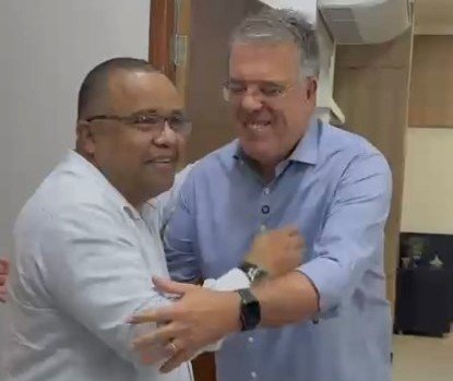 Prefeito Eduardo Campos visita presidente da Câmara Jelson Bernabé e reforça parceria institucional