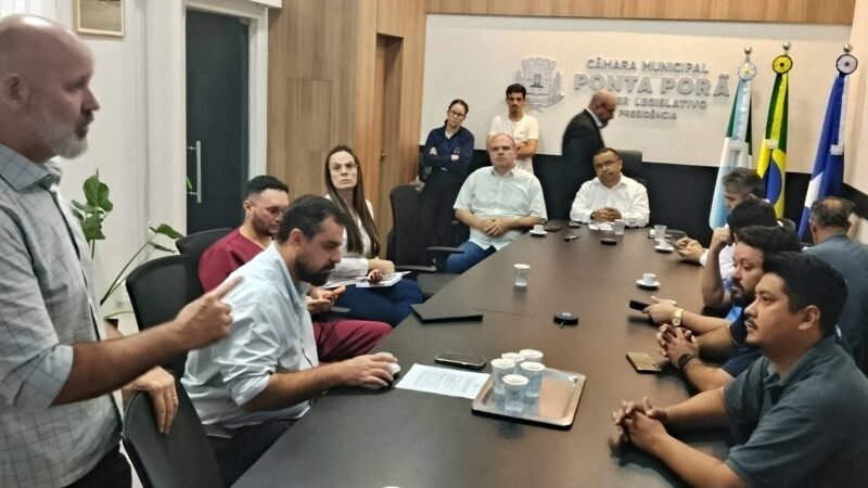 Câmara de Ponta Porã recebe diretores do Instituto “Mais Saúde”
