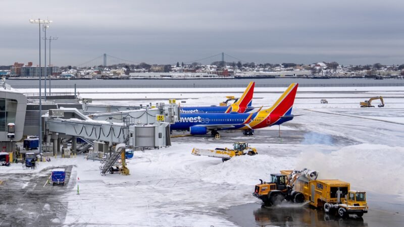 Voos são cancelados por conta de tempestade de neve em Nova York