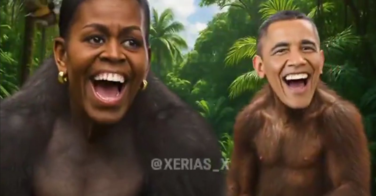 Trump diz que não vai se desculpar por vídeo que mostra casal Obama como macacos: ‘Não cometi erro’