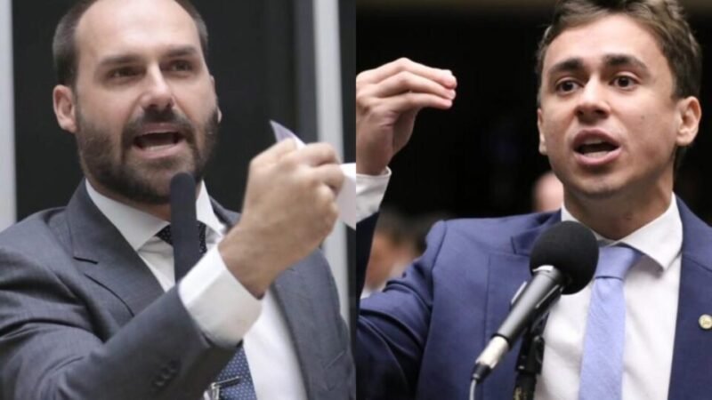 Após trégua, Eduardo Bolsonaro e Nikolas Ferreira voltam a trocar farpas