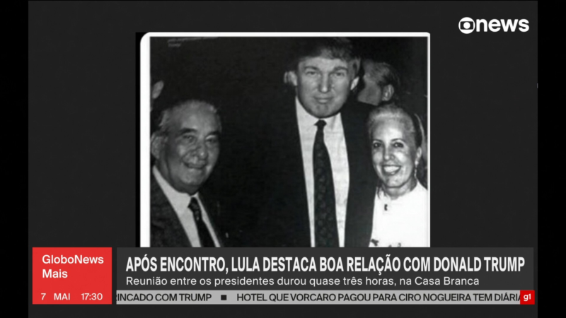 Lula comenta foto de Trump com ex-técnico do Corinthians