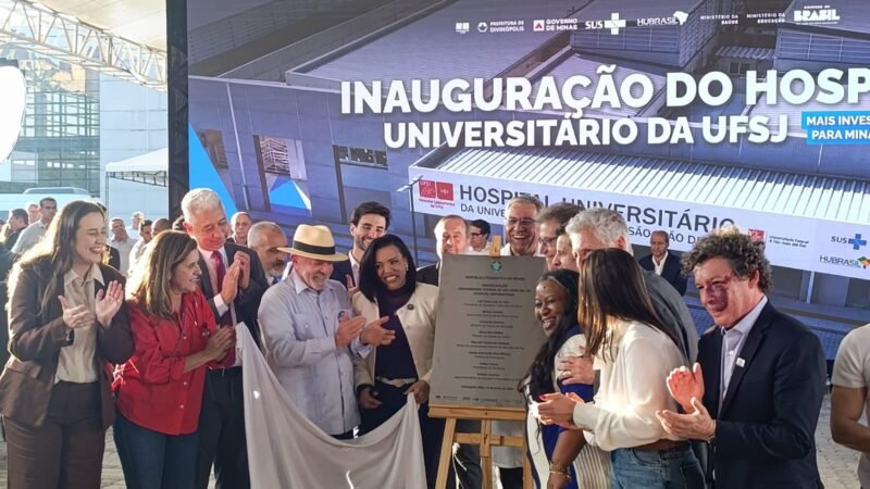 Lula inaugura Hospital Universitário da UFSJ em Divinópolis e anuncia duplicação da BR-494