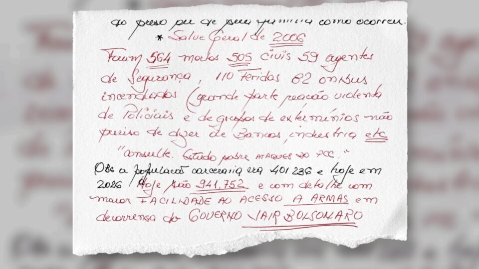 Pastor pede que Fachin esconda Marcola e Beira-Mar da CIA e vê risco de “salve geral”
