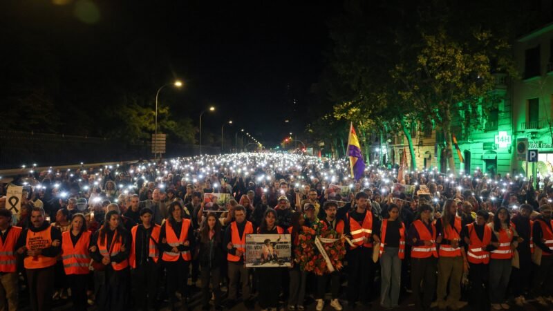 Cerca de 20 mil vão às ruas de Madri após morte de idosa despejada de casa